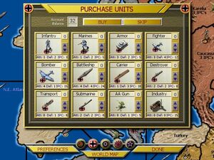 A&A: Iron Blitz features an array of real life combat units and war vehicles